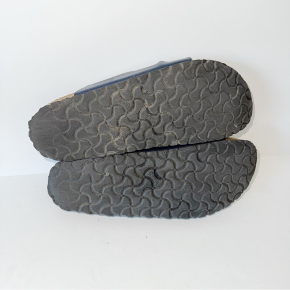 Birkenstock Florida Navy Blue Soft Footbed Oiled Leather Sz 40/ 9-9.5 Narrow Fit - Picture 13 of 15